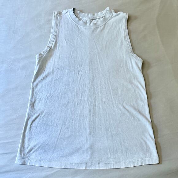 Lululemon All Yours Tank White Tank Top Size 2/4 - Picture 2 of 6